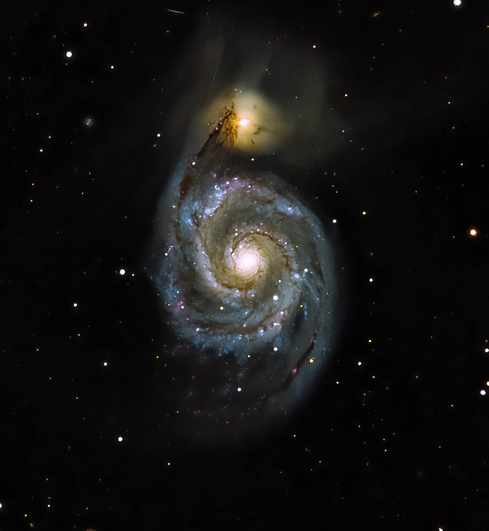 INTERESTING FACTS ABOUT THE WHIRLPOOL GALAXY visual data 5